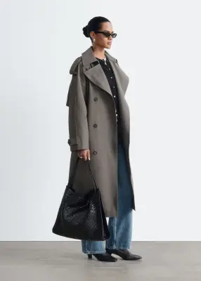 Trench-coat décontracté - Taupe foncé — photo 5