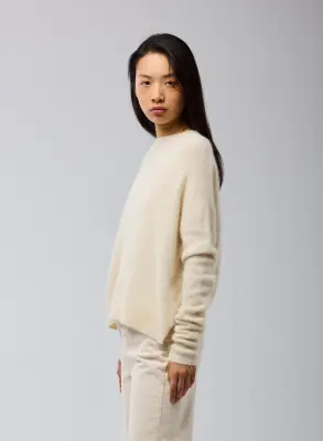 Pull Milk Col Rond Manches Longues en Raccoon/ Polyamide — photo 2