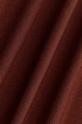 Long T-shirt asymétrique - Brun rouille — photo 4