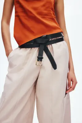 Pantalon cargo avec jambes ballon - Beige — photo 2