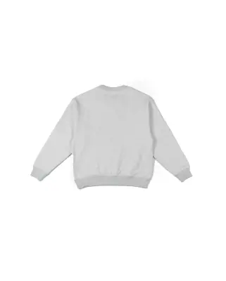Patta Arc Logo Crewneck Sweater Light Melange Grey — photo 2