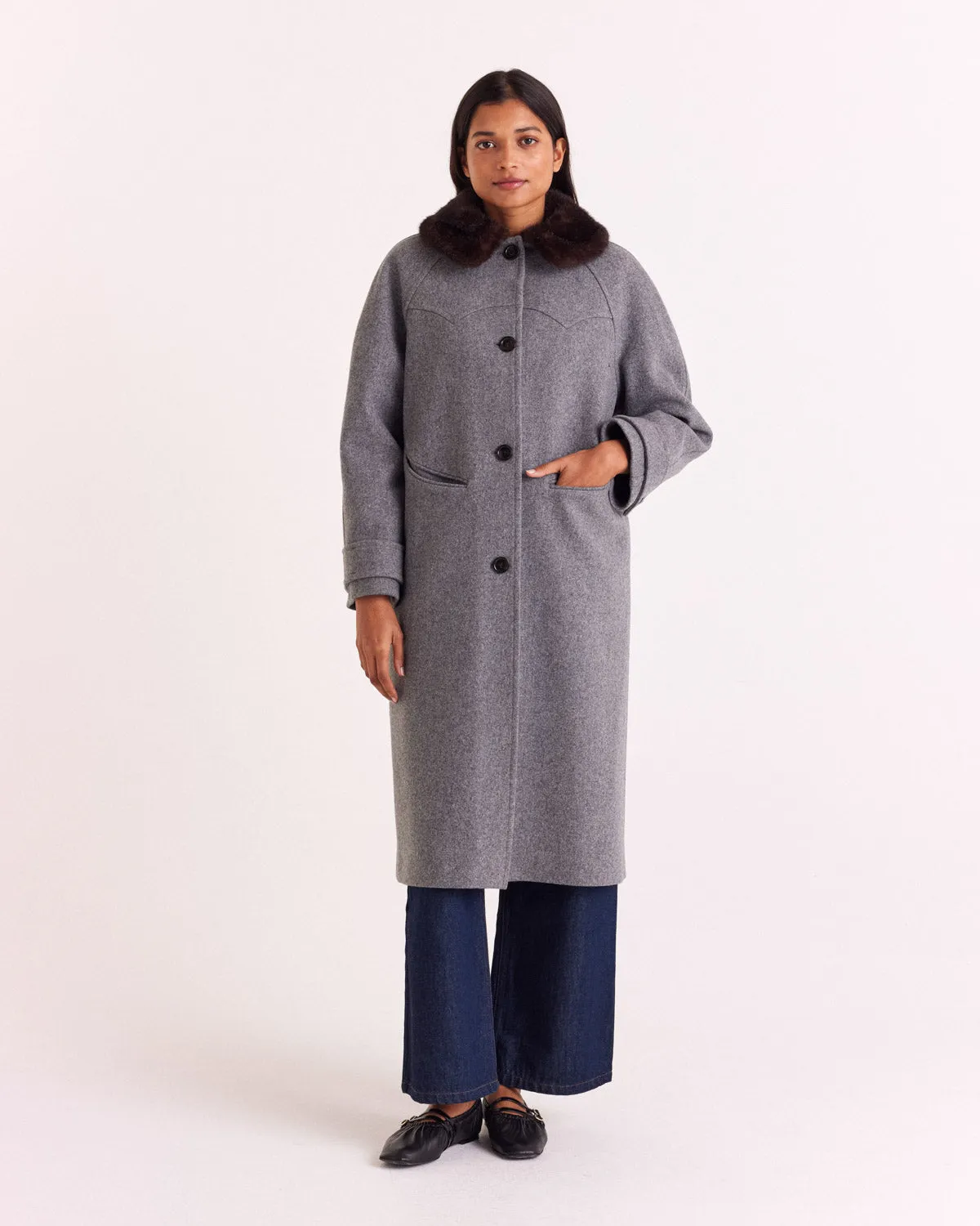 Manteau Nickie gris