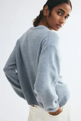 Pull - Bleu ancien chiné — photo 3