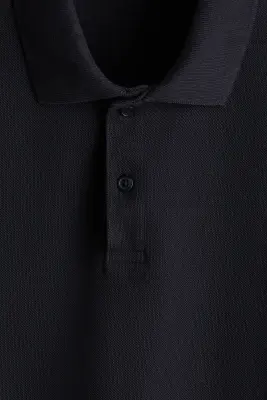 Polo Regular Fit - Bleu marine — photo 5