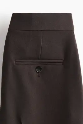 Pantalon bootcut 7/8 - Marron foncé — photo 5