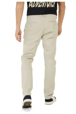CAMEL ACTIVE CHINO GRANDE LONGUEUR Ecru — photo 3