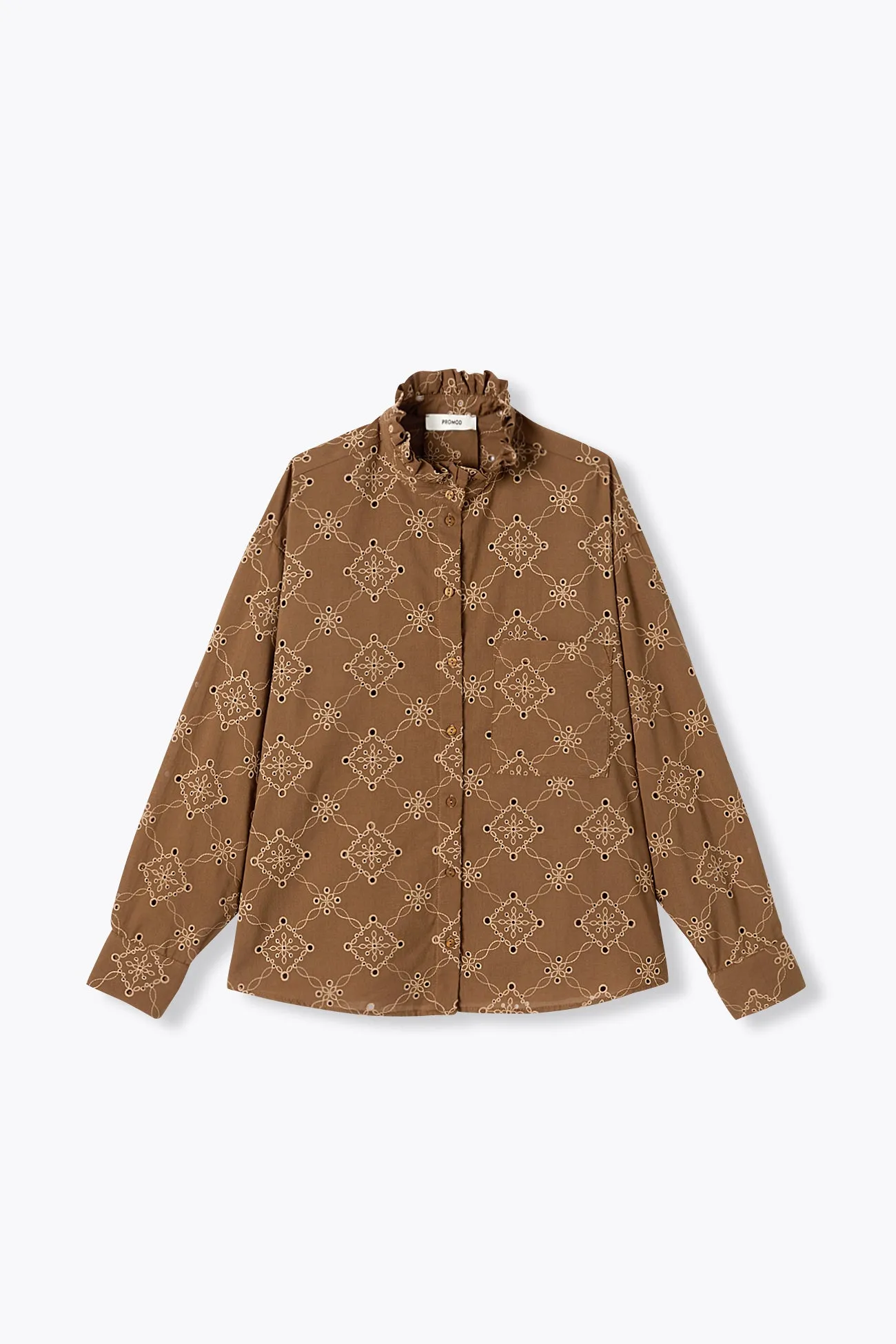 Chemise en broderie anglaise