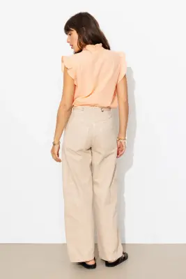 Blouse plumetis volants Femme — photo 4