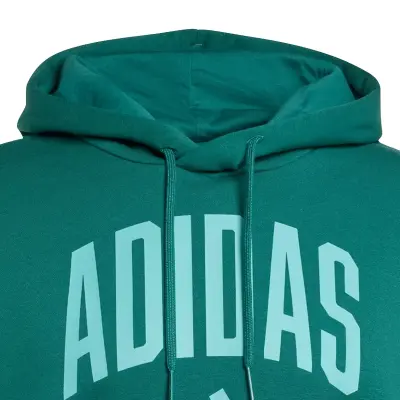 ADIDAS SWEAT CAPUCHE GRANDE LONGUEUR Vert — photo 5