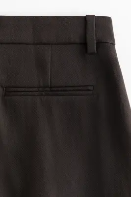 Pantalon chic à jambes larges - Marron foncé — photo 5