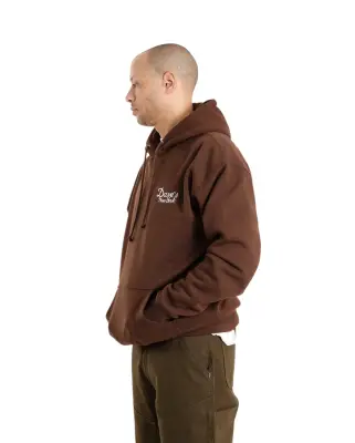 Vintage Logo Hooded Sweat Dark Brown — photo 3