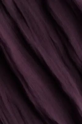 MAMA Robe d'allaitement à nouer dans le dos - Violet prune foncé — photo 3
