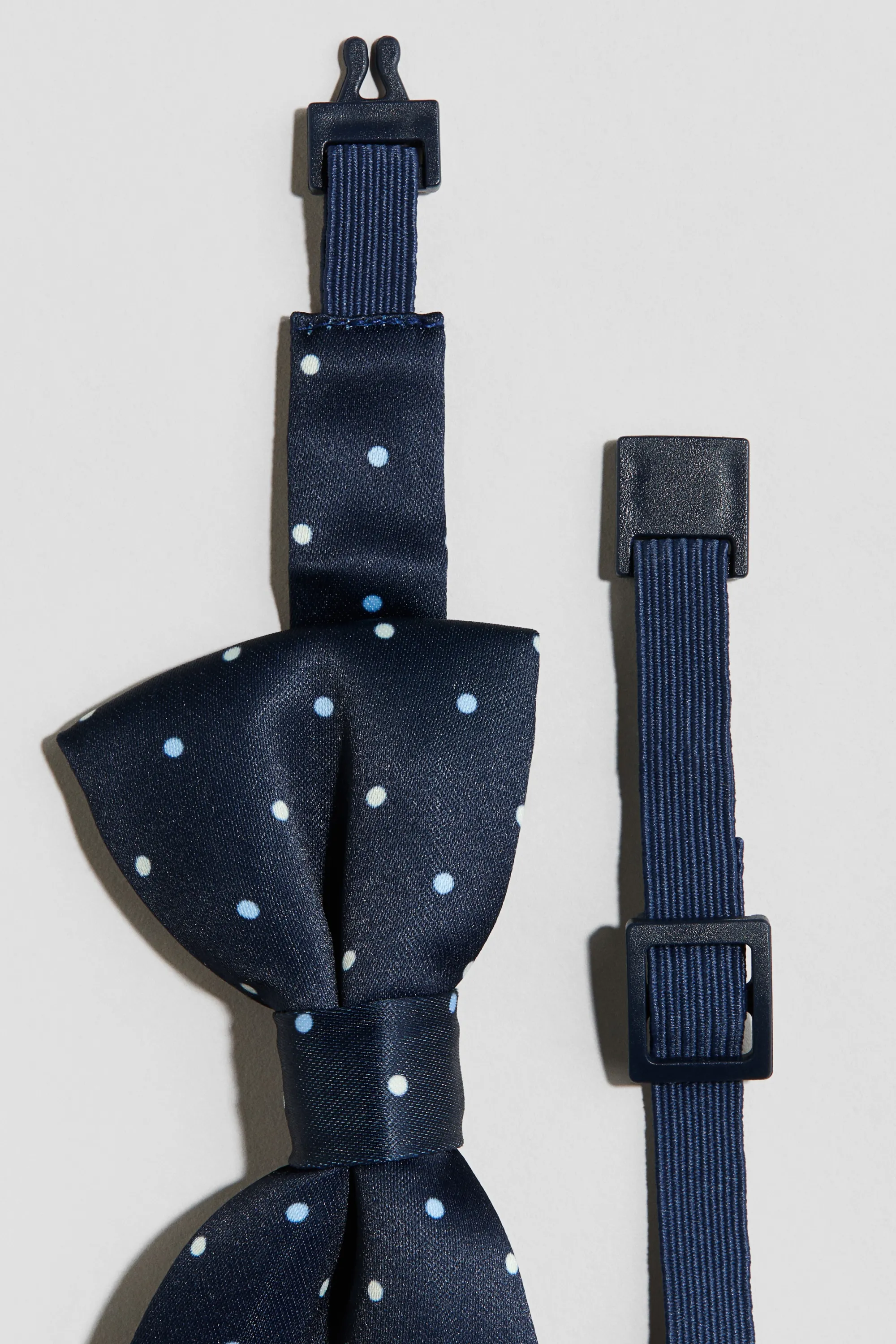 Nœud papillon - Bleu marine/pois