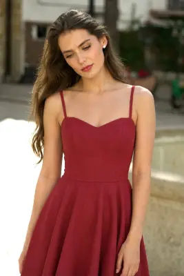 Bardot Linen Dress — photo 3