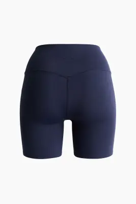 Short cycliste High Waist SculptMove™ - Bleu marine — photo 4