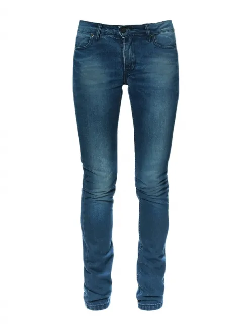 Jean slim fit en denim bleu foncé effet délavé Px boutique 200€ Taille XS