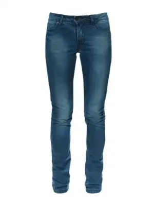 Jean slim fit en denim bleu foncé effet délavé Px boutique 200€ Taille XS — photo 1
