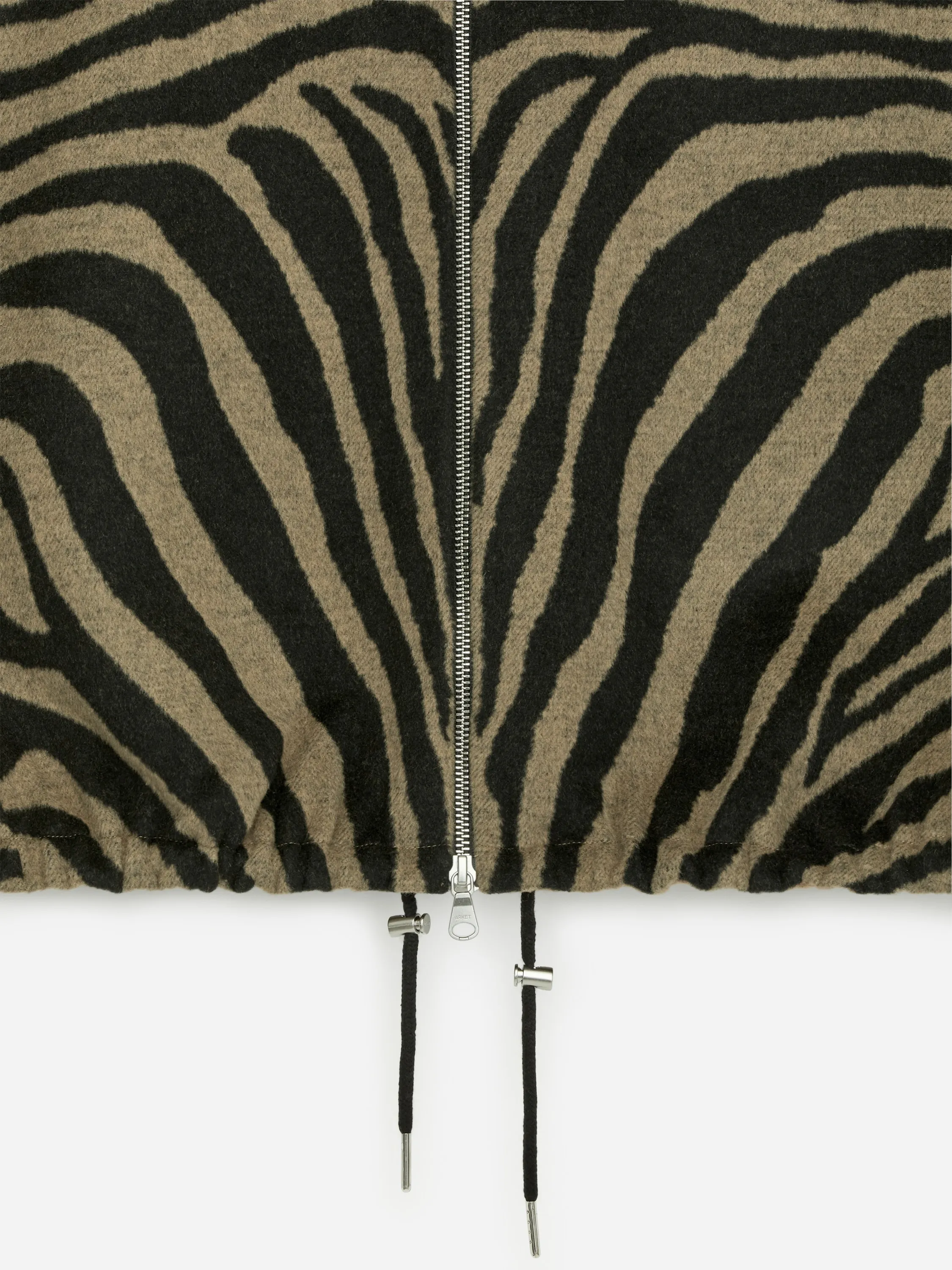 Veste jacquard - Beige/Noir