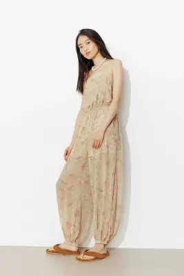 Combi-pantalon sarouel fleurie — photo 5