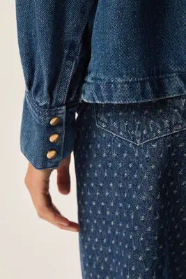 Blouse Lou Middle Blue — photo 5