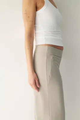 Pantalon large Four-way Stretch - Beige — photo 2