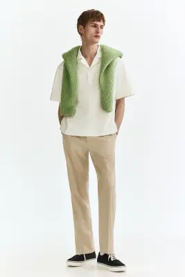 Polo Loose Fit - Blanc — photo 2