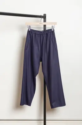 Sofie D’Hoore – POLO-WOOL Low Crotch Drawstring Pants – SAILOR — photo 3