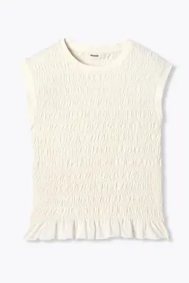 T-shirt plissé sans manches — photo 1
