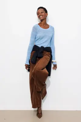 Pull en maille dentelle Femme — photo 3