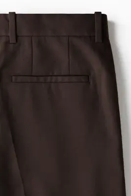 Pantalon chic Loose Fit - Marron foncé — photo 4
