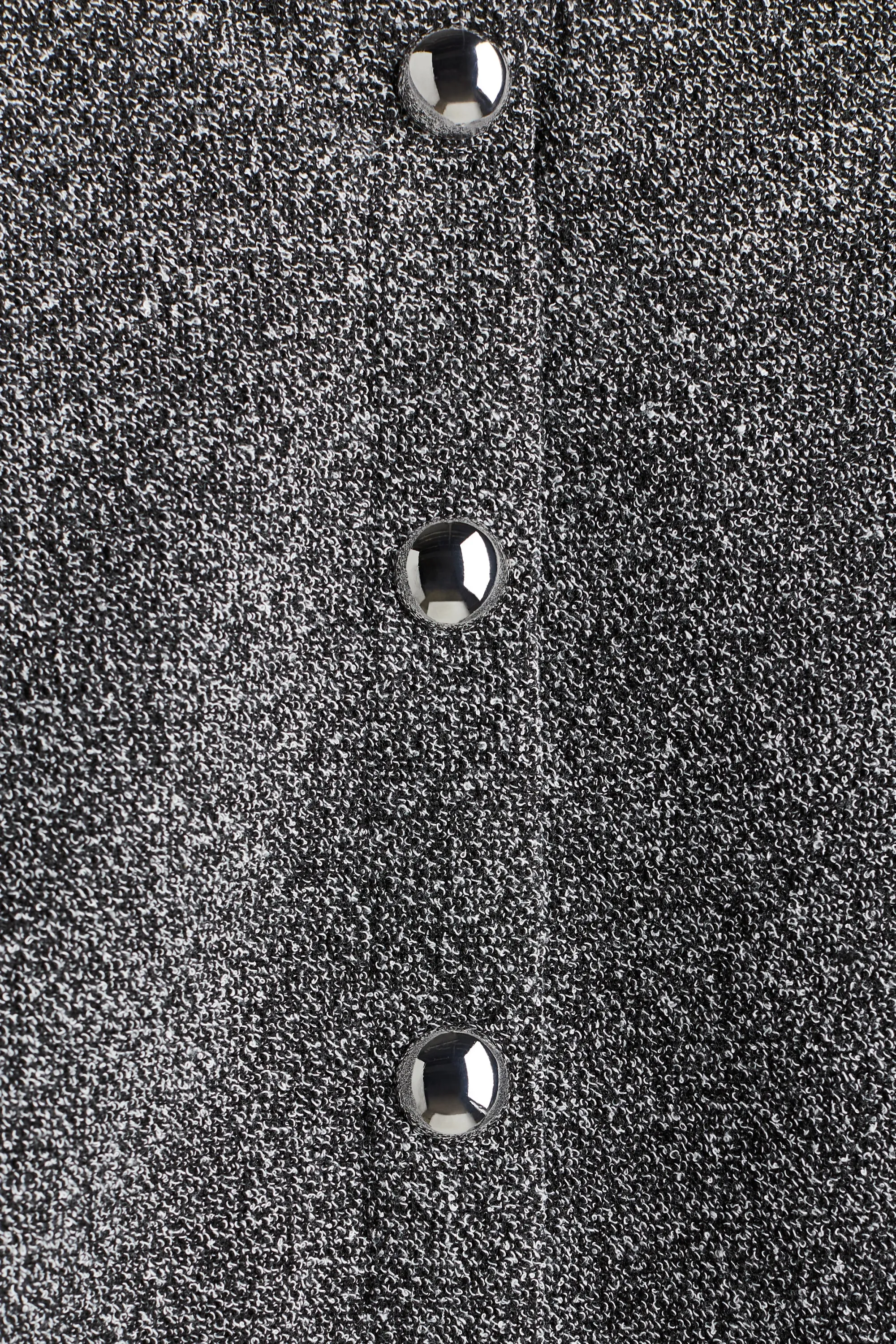 Gilet à épaulettes - Noir chiné