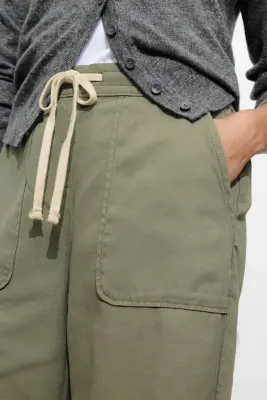 Pantalon jogpant en toile — photo 5