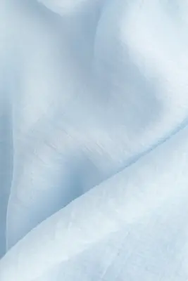 Robe de plage croisée avec dos nu - Bleu clair — photo 3