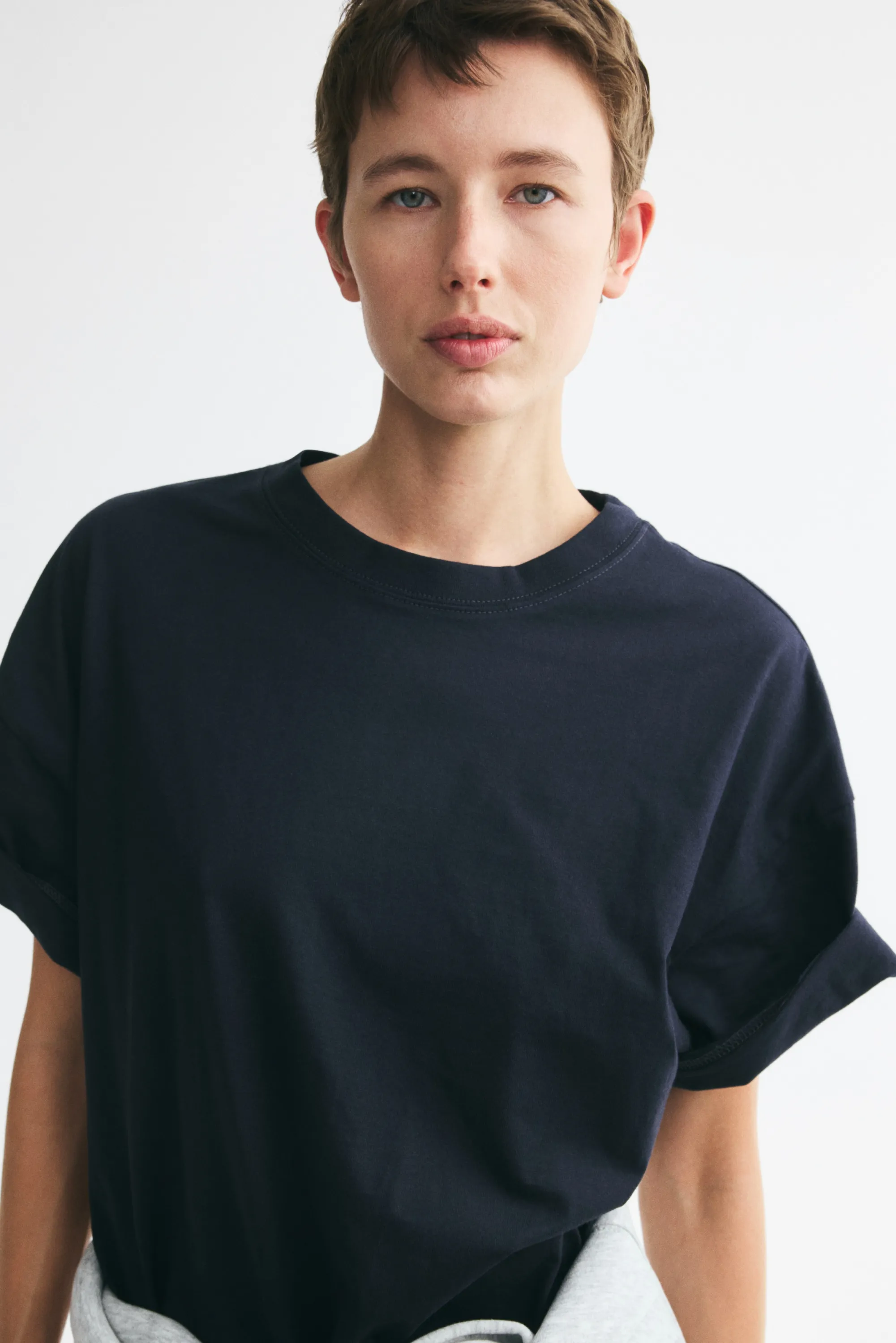 T-shirt oversize - Navy blue