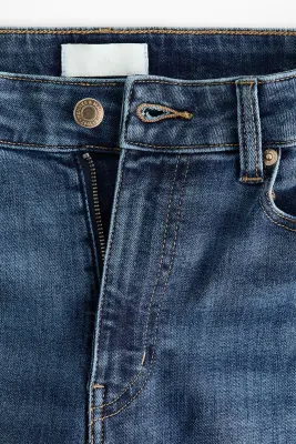 Skinny High Waist Jeans - Bleu denim — photo 5