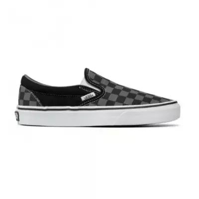 VANS CLASSIC SLIP ON DAMIER Gris Noir — photo 1