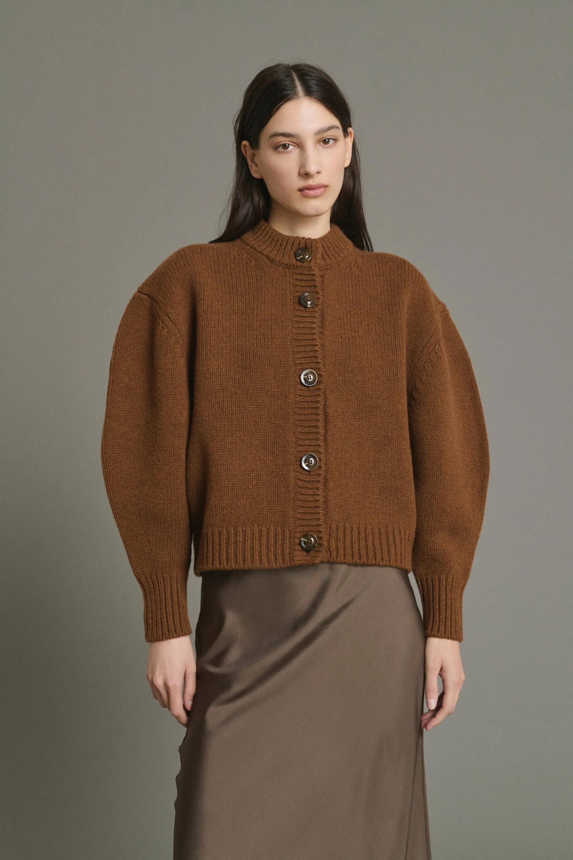 CARDIGAN LEONARD CARAMEL