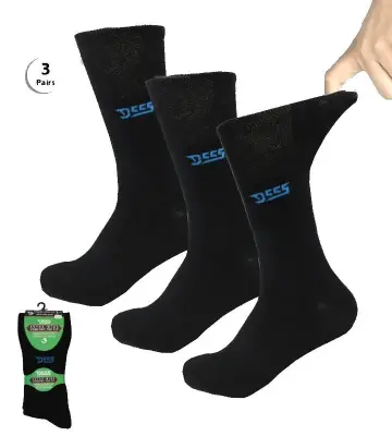 DUKE LOTX3 CHAUSSETTES EXTRA LARGE Noir — photo 2