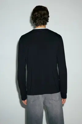 T-shirt à manches longues Warming Regular Fit - Noir — photo 2