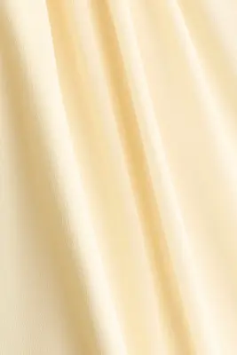 Robe en mousseline avec dentelle - Jaune — photo 4