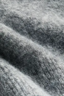 Pull à manches courtes - Gris chiné — photo 4