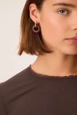 Boucles D'Oreilles Madou Bois — photo 1