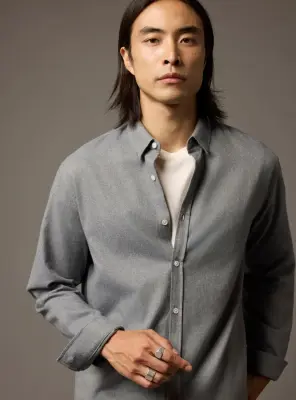 Chemise Mercer Mixed Blue — photo 4