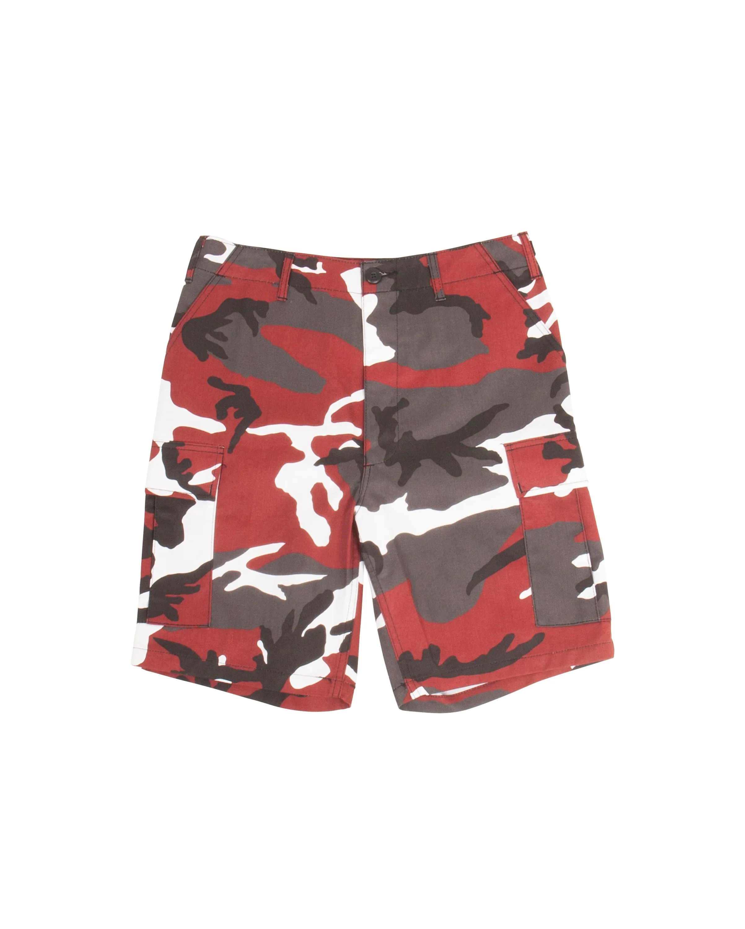 BDU Shorts Red Camo