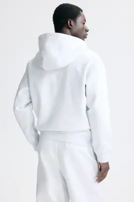 Veste boxy Loose Fit avec capuche et zip - Gris clair/Fortes Fortuna — photo 3