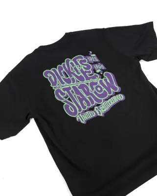 X Starcow Clancy Heavyweight SS Tee Black Purple — photo 3