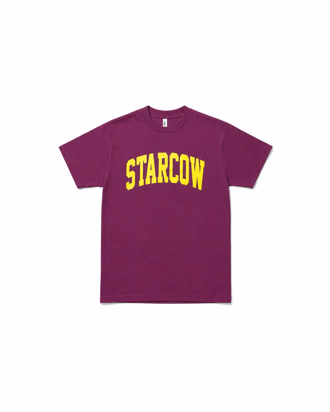 College Tee Plum Mustard