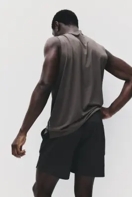 Short de sport DryMove™ - Marron foncé — photo 3