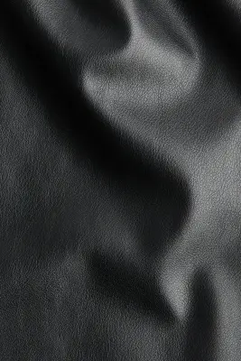 Débardeur en tissu enduit - Noir — photo 4
