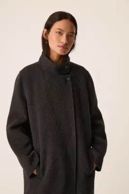 Manteau Yvanka Anthracite — photo 4